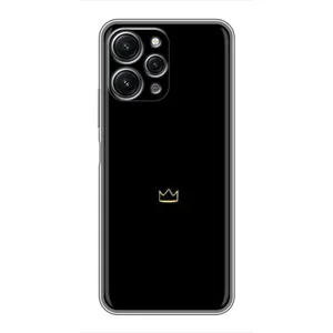 Чехол (Корона на чёрном фоне) для Редми 12 (5G) (Мини корона)