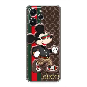 Чехлы Бренд GUCCI для Xiaomi Redmi 12 (5G) (Маус Гуччи)