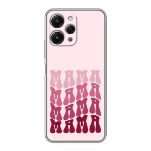 Чехлы на день мамы для Редми 12 (5G) (Надпись мама)