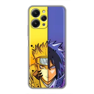 Купить Чохли на телефон з принтом Anime для Xiaomi Redmi 12 (5G) (Naruto Vs Sasuke)