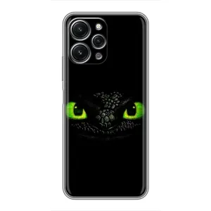 Чехол дракон Беззубик для Xiaomi Redmi 12 (5G) (Глаза Беззубика)