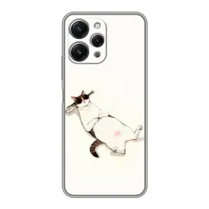 Чехол на тематику: Коты для Xiaomi Redmi 12 (5G) (Отдых)