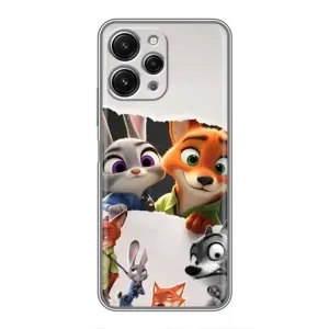 Силиконовый чехол с принтом Зоотрополіс для Xiaomi Redmi 12 (5G) (Персонажи Зоо)