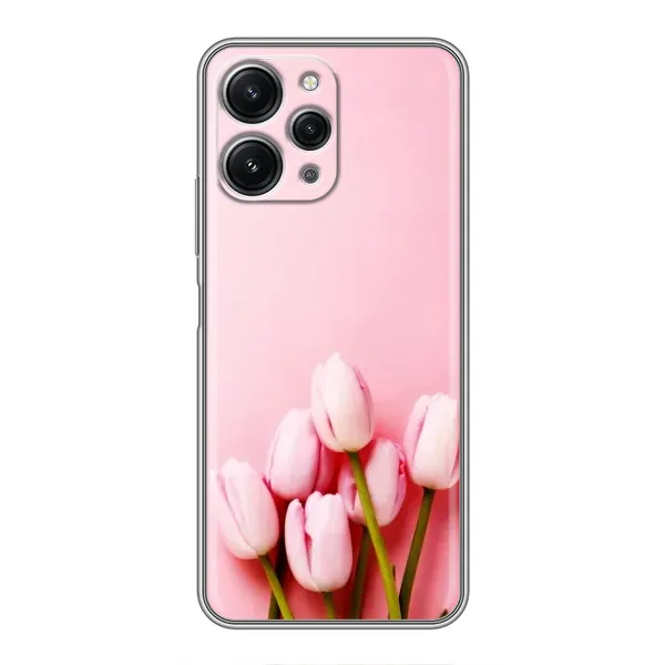 Чехол с рисунком «Розовые тюльпаны» для Xiaomi Redmi 12 (5G) Чехол с рисунком «Розовые тюльпаны» для Xiaomi Redmi 12 (5G)