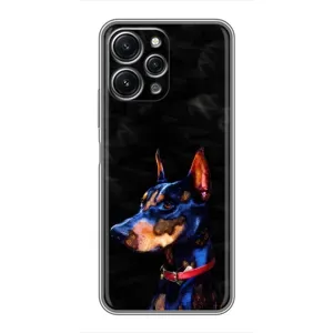 Бампер для Xiaomi Redmi 12 (5G) с картинкой "Песики" (Собака Мопс)