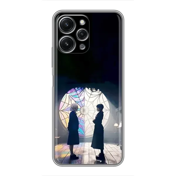 Чехол с рисунком «Уэнсдей и Энди» для Xiaomi Redmi 12 (5G) Чехол с рисунком «Уэнсдей и Энди» для Xiaomi Redmi 12 (5G)