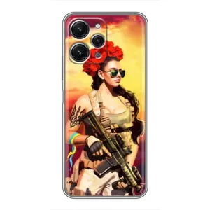 ЗСУ Чехлы (TPU) для Xiaomi Redmi 12 (5G) (Женщина солдат)