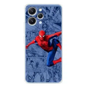 Силиконовый Чехол для Xiaomi Redmi 12 (Человек Паук)