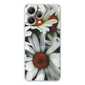 Чехол с ромашками на Xiaomi Redmi 12 (Цветы Ромашки)