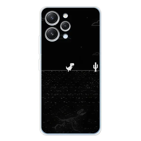 Чехол с рисунком «Динозаврик» для Xiaomi Redmi 12 Чехол с рисунком «Динозаврик» для Xiaomi Redmi 12