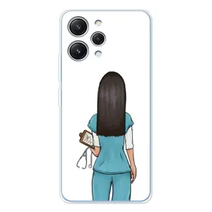 Силиконовый бампер (Работники) на Xiaomi Redmi 12 (Доктор)