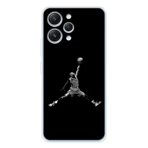 Силіконовый Чохол Nike Air Jordan на Редмі 12 (Джордан)