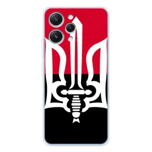 Чехлы УПА (Красно-Чёрный) на Xiaomi Redmi 12 (Герб Украины)