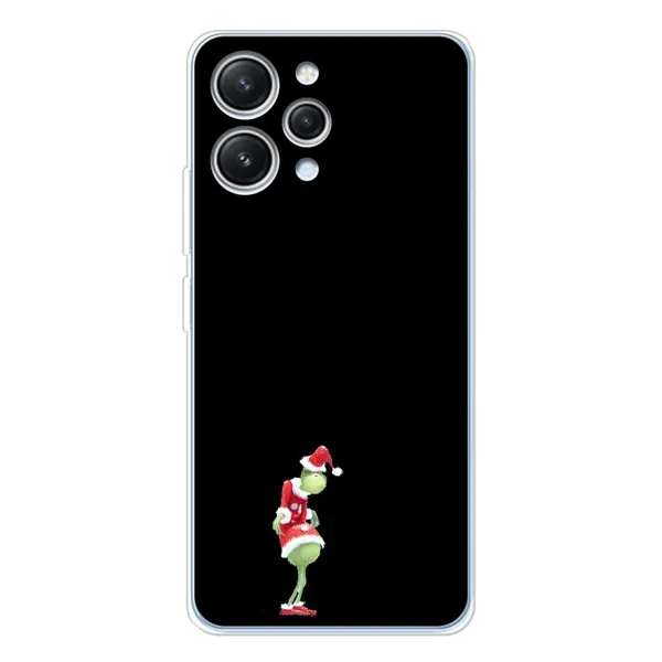 Чехол с рисунком «Гринч на чорном» для Xiaomi Redmi 12 Чехол с рисунком «Гринч на чорном» для Xiaomi Redmi 12
