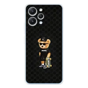 Чехлы Мишка Тедди для Редми 12 (GUCCI Teddy)