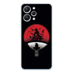 Чохли з принтом Ітачі Учіха на Xiaomi Redmi 12 (Ітачі на чорному)