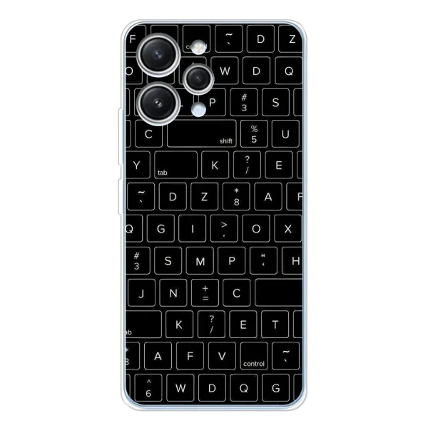 Чехол с рисунком «Клавиатура» для Xiaomi Redmi 12 Чехол с рисунком «Клавиатура» для Xiaomi Redmi 12