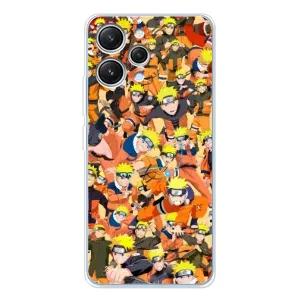 Чохли з принтом НАРУТО на Xiaomi Redmi 12 (Коллаж Наруто)
