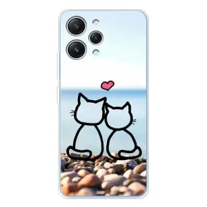 Силіконові Чохли Коханій людині для Xiaomi Redmi 12 (Котейки)