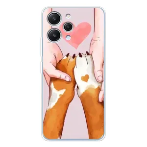 Чехол (ТПУ) Милые собачки для Xiaomi Redmi 12 (Любовь к собакам)