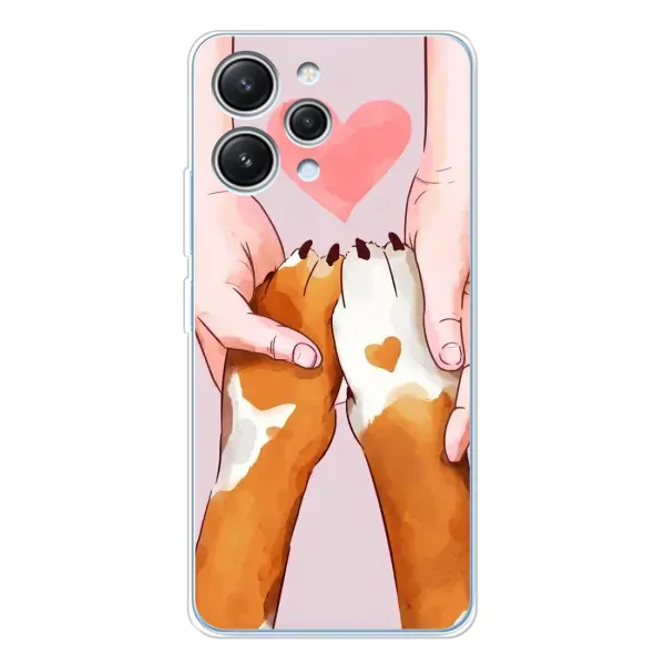 Чехол с рисунком «Любовь к собакам» для Xiaomi Redmi 12 Чехол с рисунком «Любовь к собакам» для Xiaomi Redmi 12