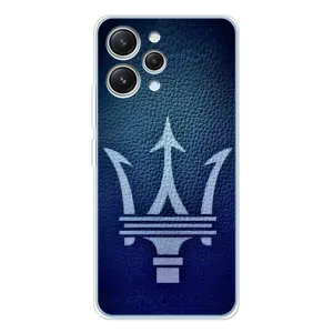 Чехлы с тематикой "Крутые машины" на Xiaomi Redmi 12 (Лого Maserati)