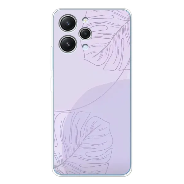 Чехол с рисунком «Монстера фиолетовая» для Xiaomi Redmi 12 Чехол с рисунком «Монстера фиолетовая» для Xiaomi Redmi 12
