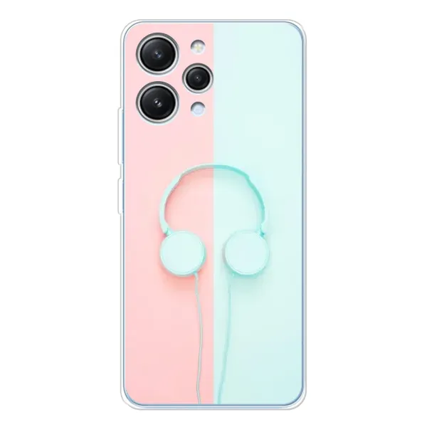 Чехол с рисунком «Наушники» для Xiaomi Redmi 12 Чехол с рисунком «Наушники» для Xiaomi Redmi 12