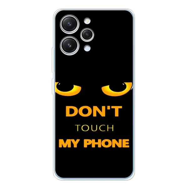 Чехол с рисунком «Не трогай мой телефон» для Xiaomi Redmi 12 Чехол с рисунком «Не трогай мой телефон» для Xiaomi Redmi 12