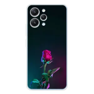 Чехлы с принтом Розочки для Xiaomi Redmi 12 (Ночная роза)