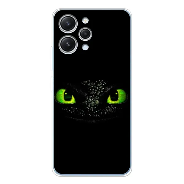 Чехол с рисунком «Глаза Беззубика» для Xiaomi Redmi 12 Чехол с рисунком «Глаза Беззубика» для Xiaomi Redmi 12