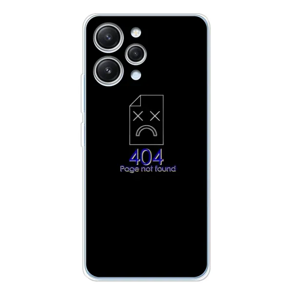 Чехол с рисунком «Ошибка 404» для Xiaomi Redmi 12 Чехол с рисунком «Ошибка 404» для Xiaomi Redmi 12