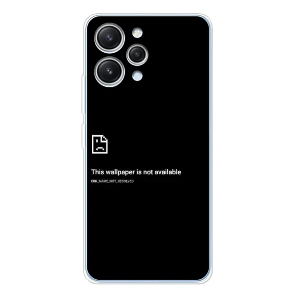 Чехол с рисунком «Ошибка» для Xiaomi Redmi 12 Чехол с рисунком «Ошибка» для Xiaomi Redmi 12