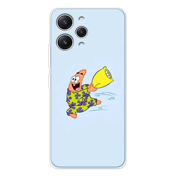 Чохол з малюнком «Патрік із подушкою» для Xiaomi Redmi 12 Чохол з малюнком «Патрік із подушкою» для Xiaomi Redmi 12