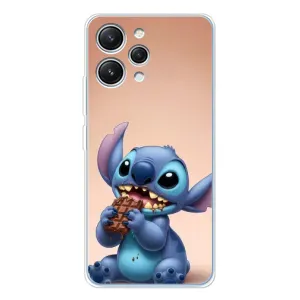 Чехол с рисунком Стич для Xiaomi Redmi 12 (Стич с шоколадом)