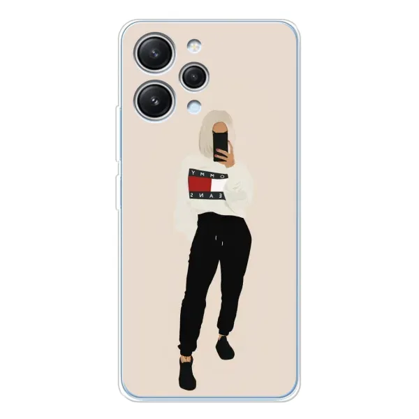 Чехол с рисунком «Стильная» для Xiaomi Redmi 12 Чехол с рисунком «Стильная» для Xiaomi Redmi 12