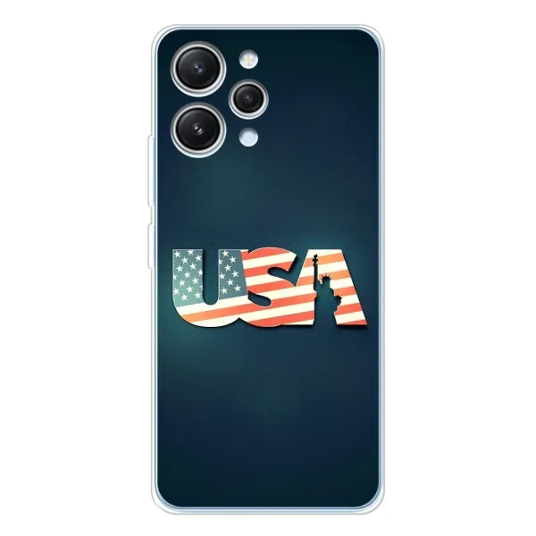 Чохол з малюнком «USA» для Xiaomi Redmi 12 Чохол з малюнком «USA» для Xiaomi Redmi 12