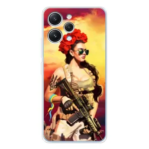 ЗСУ Чехлы (TPU) для Xiaomi Redmi 12 (Женщина солдат)