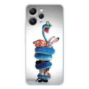 Силиконовый чехол с принтом Зоотрополіс для Xiaomi Redmi 12 (Змея Зоо)