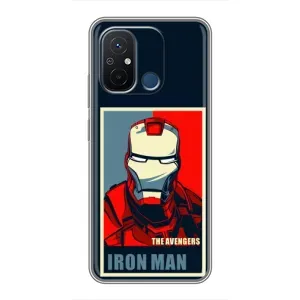 Чехол Супергерой Железный человек на Xiaomi Redmi 12C (Art Iron man)