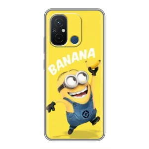 Мультяшний принт на Чохол для Редмі 12с (Banana)