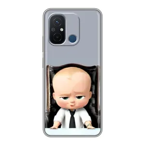 Мультяшний принт на Чохол для Редмі 12с (BOSS)