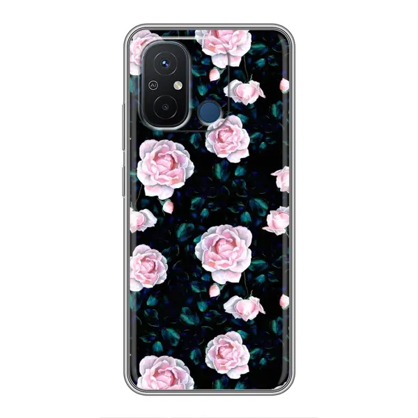 Чехол с рисунком «Чайные розы» для Xiaomi Redmi 12C Чехол с рисунком «Чайные розы» для Xiaomi Redmi 12C