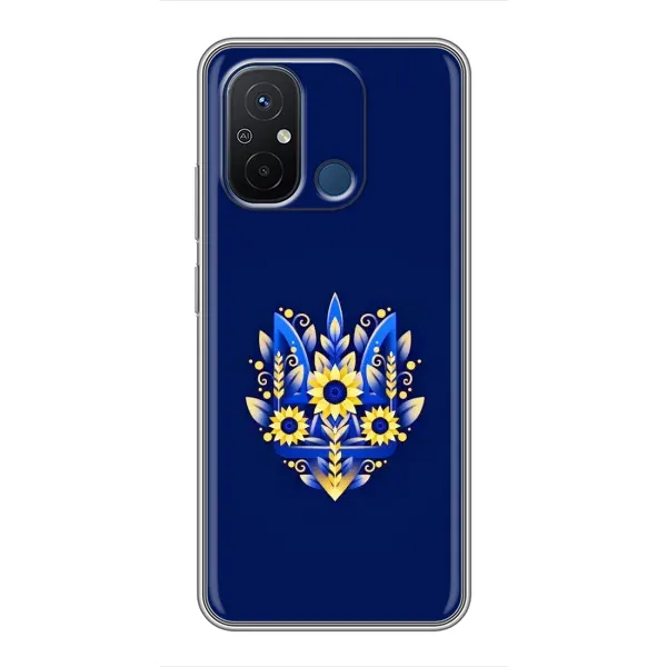 Чехол с рисунком «Цветущий Герб» для Xiaomi Redmi 12C