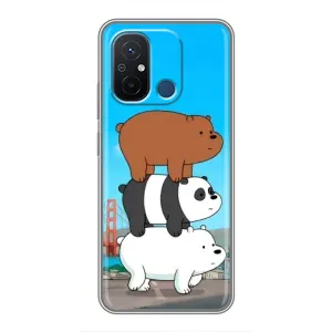 Чехлы с Пандами на Xiaomi Redmi 12C (Друзья)
