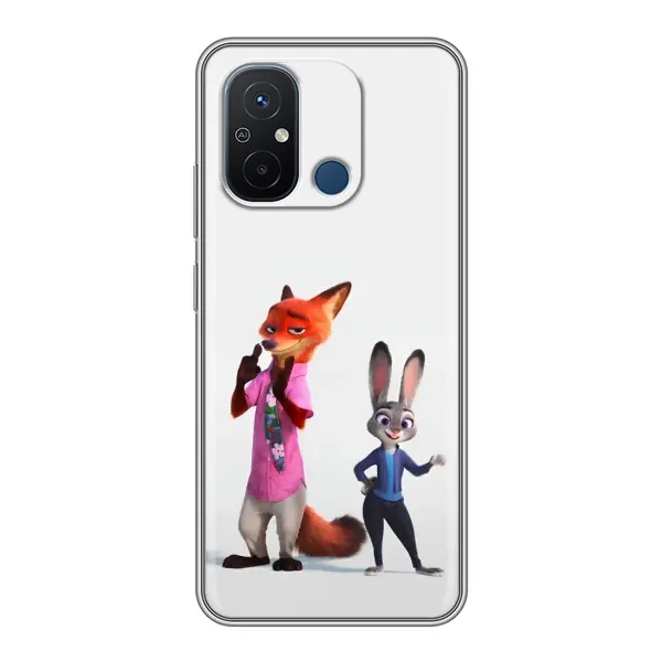 Чехол с рисунком «Джуди и Ник» для Xiaomi Redmi 12C Чехол с рисунком «Джуди и Ник» для Xiaomi Redmi 12C