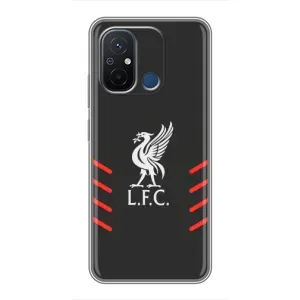 Силиконовые Чехлы принт Футбол на Xiaomi Redmi 12C (Эмблема Liverpool)