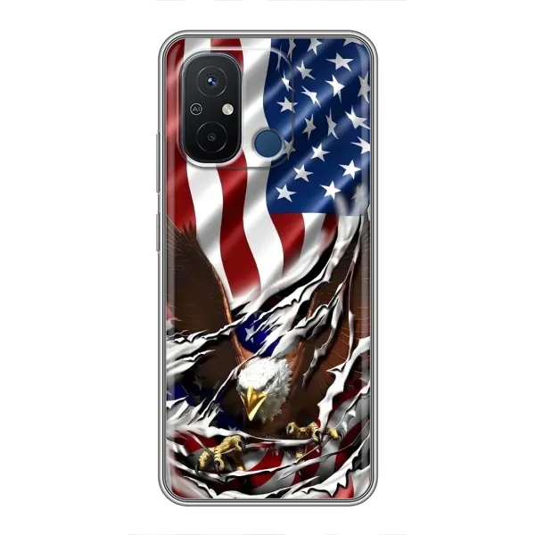 Чехол с рисунком «Флаг USA» для Xiaomi Redmi 12C Чехол с рисунком «Флаг USA» для Xiaomi Redmi 12C