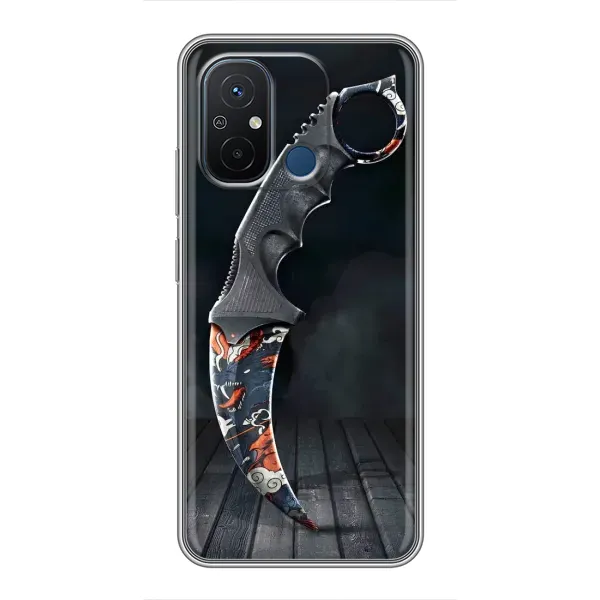 Чехол с рисунком «Кинжал КС ГО» для Xiaomi Redmi 12C Чехол с рисунком «Кинжал КС ГО» для Xiaomi Redmi 12C