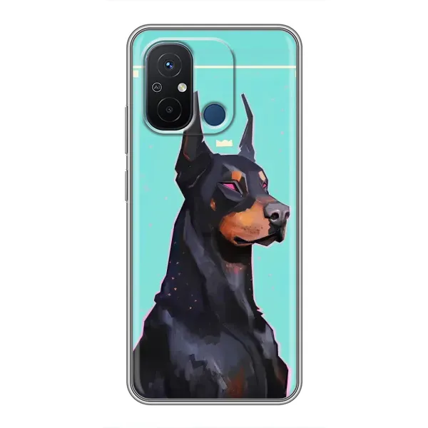 Чехол с рисунком «Король доберман» для Xiaomi Redmi 12C Чехол с рисунком «Король доберман» для Xiaomi Redmi 12C
